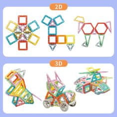 Magnetic Tiles Magnetni komplet 86 kosov - Magical Magnet II
