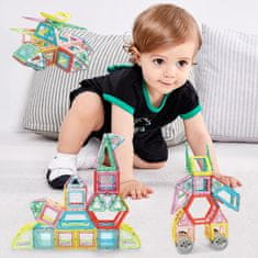 Magnetic Tiles Magnetni komplet 86 kosov - Magical Magnet II