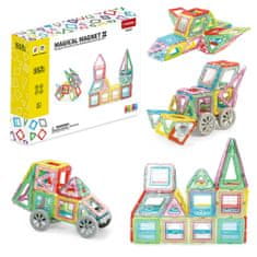Magnetic Tiles Magnetni komplet 55 kosov - Magical Magnet II