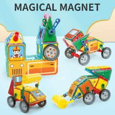Magnetic Tiles Magnetni komplet Heavy Equipment set 167 kosov - Magical Magnet II