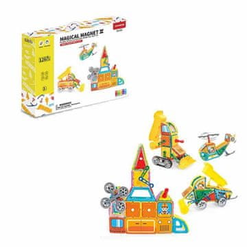 Magnetic Tiles Magnetni komplet Heavy Equipment set 126 kosov - Magical Magnet II