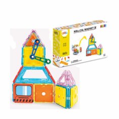 Magnetic Tiles Magnetni komplet Heavy Equipment set 66 kosov - Magical Magnet II