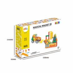 Magnetic Tiles Magnetni komplet Heavy Equipment set 65 kosov - Magical Magnet II