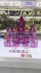 Magnetic Tiles Magnetni gradbeni Window Art Castle 126ks - Magnetic Tiles