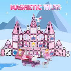 Magnetic Tiles Magnetni gradbeni Window Art Castle 50ks - Magnetic Tiles