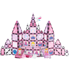 Magnetic Tiles Magnetni gradbeni Window Art Castle 78ks - Magnetic Tiles