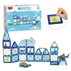 Magnetic Tiles Magnetni gradbeni Window Art Ocean 40ks - Magnetic Tiles