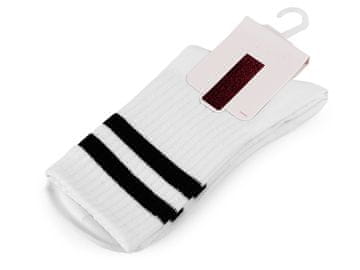 Bombažne unisex nogavice - bele