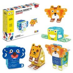 Magnetic Tiles Magnetni komplet Happy Animal 35 kosov - Magical Magnet II