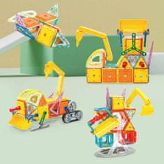 Magnetic Tiles Magnetni komplet Engineering set 138 kosov - Magical Magnet II