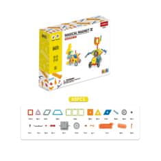 Magnetic Tiles Magnetni komplet Engineering set 80 kosov - Magical Magnet II