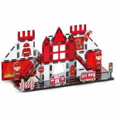 Magnetic Tiles Magnetni gradbeni Fire Control 48ks - Magnetic Tiles