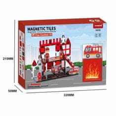 Magnetic Tiles Magnetni gradbeni Fire Control 32ks - Magnetic Tiles