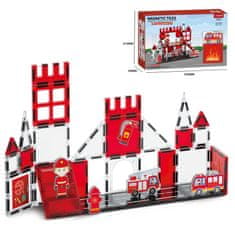 Magnetic Tiles Magnetni gradbeni Fire Control 32ks - Magnetic Tiles