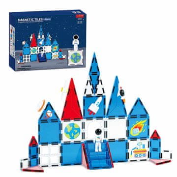 Magnetic Tiles Magnetni gradbeni Space 39ks - Magnetic Tiles
