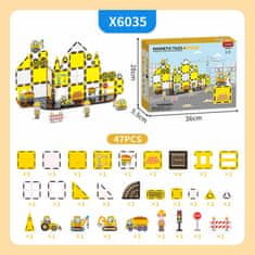 Magnetic Tiles Magnetni gradbeni Engineering 47ks - Magnetic Tiles