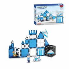 Magnetic Tiles Magnetni gradbeni Police 28ks - Magnetic Tiles