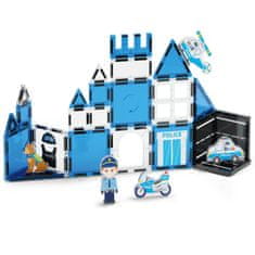 Magnetic Tiles Magnetni gradbeni Police 28ks - Magnetic Tiles