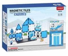 Magnetic Tiles Magnetni gradbeni Police 28ks - Magnetic Tiles