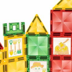 Magnetic Tiles Magnetni gradbeni Window Art Farm 46ks - Magnetic Tiles