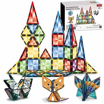 Magnetic Tiles Magnetne ploščice Kaleidoscope 39+43 kos
