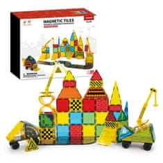 Magnetic Tiles Magnetni gradbeni set Dream Builder 90delni set - Magnetic Tiles