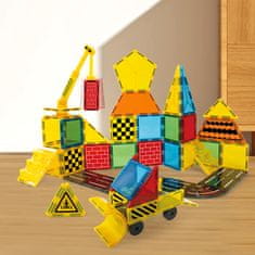 Magnetic Tiles Magnetni gradbeni set Dream Builder 50 delni set - Magnetic Tiles