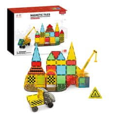 Magnetic Tiles Magnetni gradbeni set Dream Builder 50 delni set - Magnetic Tiles