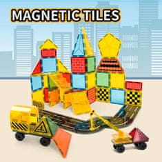 Magnetic Tiles Magnetni gradbeni set Dream Builder 50 delni set - Magnetic Tiles