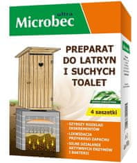 BROS Microbec ultra sredstvo za stranišča in suha stranišča 4x30g