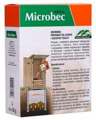 BROS Microbec ultra sredstvo za stranišča in suha stranišča 4x30g