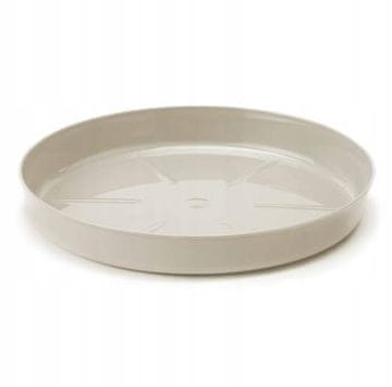 Lamela Bombažna cvetlična lončnica v obliki krožnika 16,9 x 2,4 cm Plastika bež