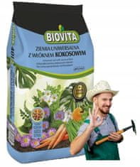BioVita Zemlja za setev s kokosovimi vlakni 50L Naravni substrat za prešivanje