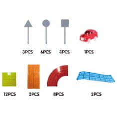 Magnetic Tiles Komplet magnetnih stez 37 kosov - Mag Tiles Track