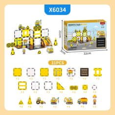 Magnetic Tiles Magnetni gradbeni Engineering 31ks - Magnetic Tiles