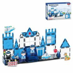 Magnetic Tiles Magnetni gradbeni Police 42ks - Magnetic Tiles