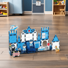 Magnetic Tiles Magnetni gradbeni Police 42ks - Magnetic Tiles