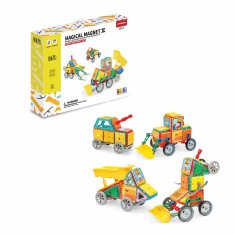 Magnetic Tiles Magnetni komplet Heavy Equipment set 98 kosov - Magical Magnet II