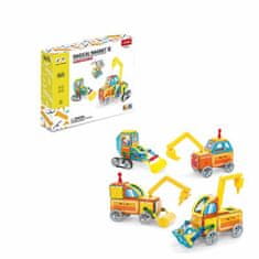 Magnetic Tiles Magnetni komplet Heavy Equipment set 98 kosov 2 - Magical Magnet II