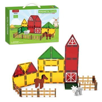 Magnetic Tiles Magnetni gradbeni Farm sada 26ks - Magnetic Tiles
