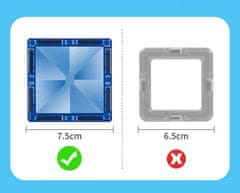 Magnetic Tiles Magnetni gradbeni Window Art Ocean 68ks - Magnetic Tiles