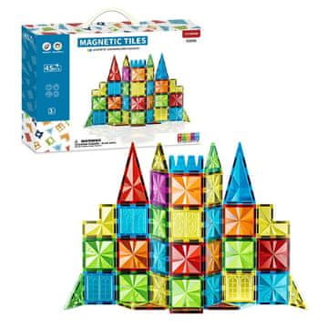Magnetic Tiles Magnetni gradbeni set Diamond 45 delni set - Magnetic Tiles