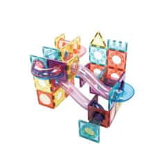 Magnetic Tiles Magnetni gradbeni set Marble Roller II 72 delni set - Magnetic Tiles