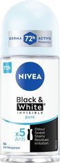 Nivea Nevidna antiperspirantna kroglica za črno-bele Pure 50 ml