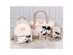 Disney Mickey Mouse Disney Bež ženski nahrbtnik, prostoren, mestni nahrbtnik 30x23x11cm 