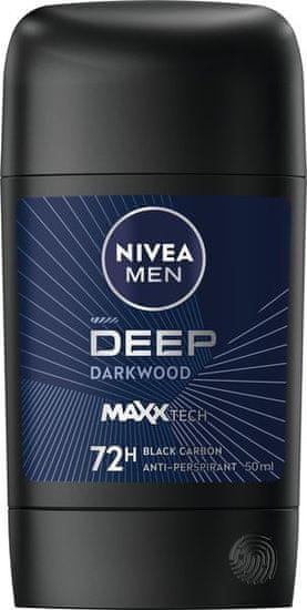 Nivea Trdni antiperspirant Deep Black Carbon 50 ml