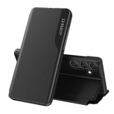 MG Eco Leather View knjižni ovitek za Samsung Galaxy A56, črna
