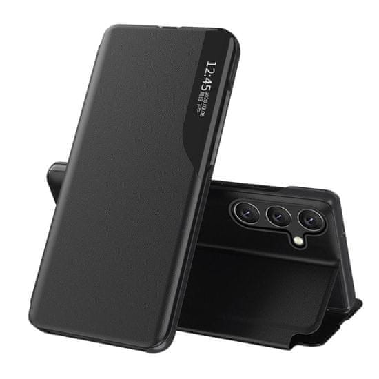MG Eco Leather View knjižni ovitek za Samsung Galaxy A56, črna