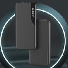 MG Eco Leather View knjižni ovitek za Samsung Galaxy S25, modro