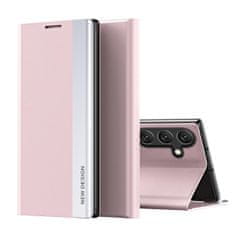 MG Sleep Case Pro knjižni ovitek za Samsung Galaxy S25, roza